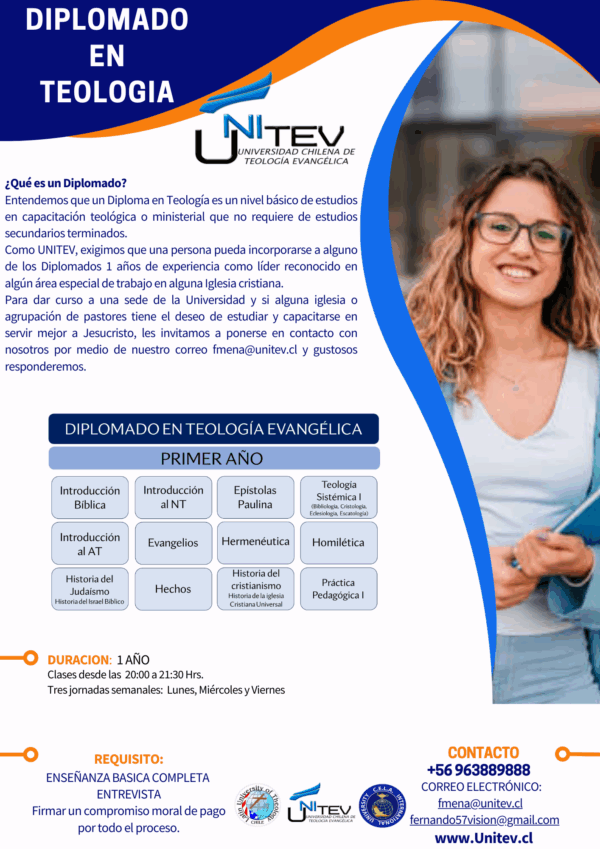⁠Diplomado en Teología Evangélica