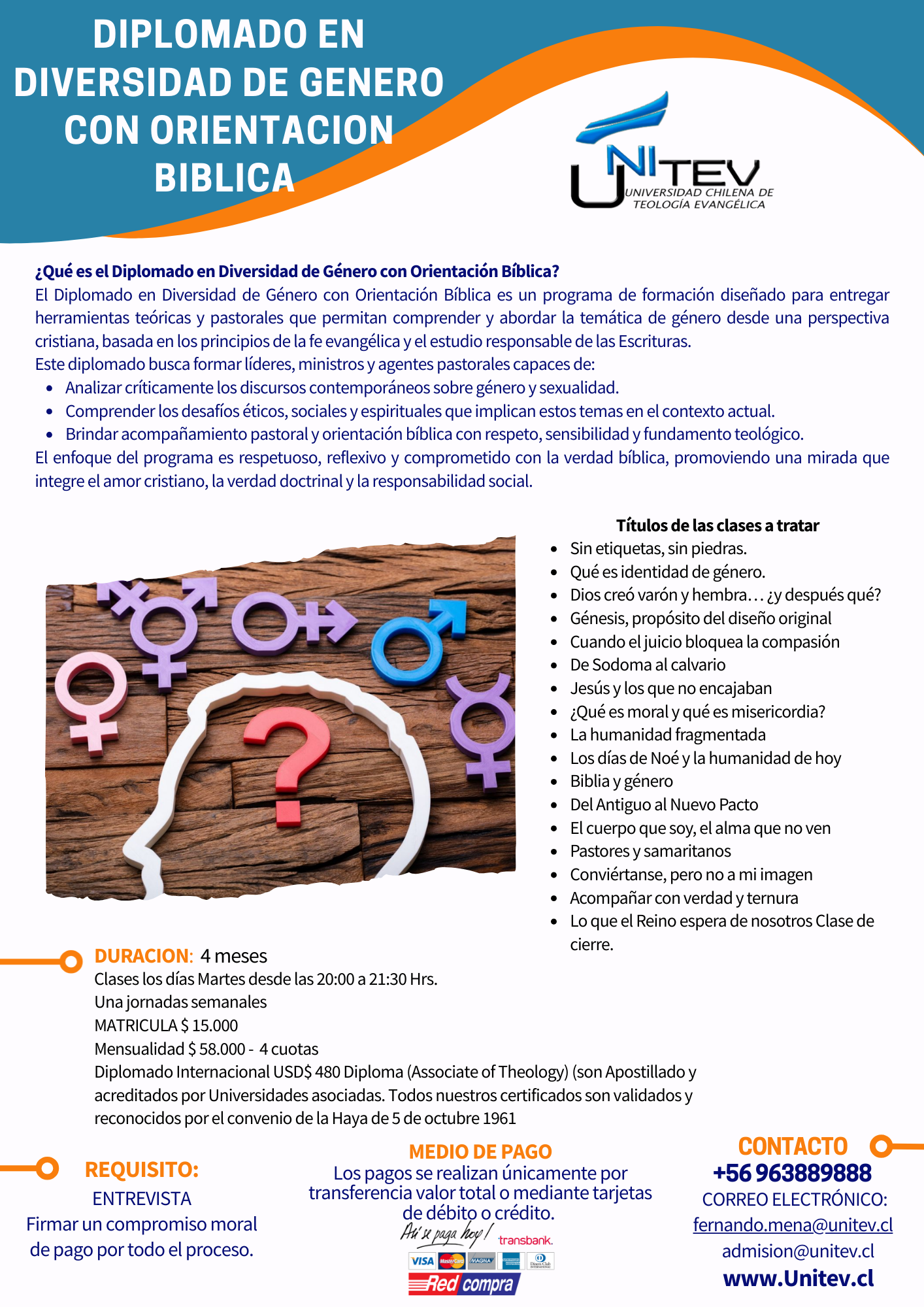 Diplomado en diversidad de Genero